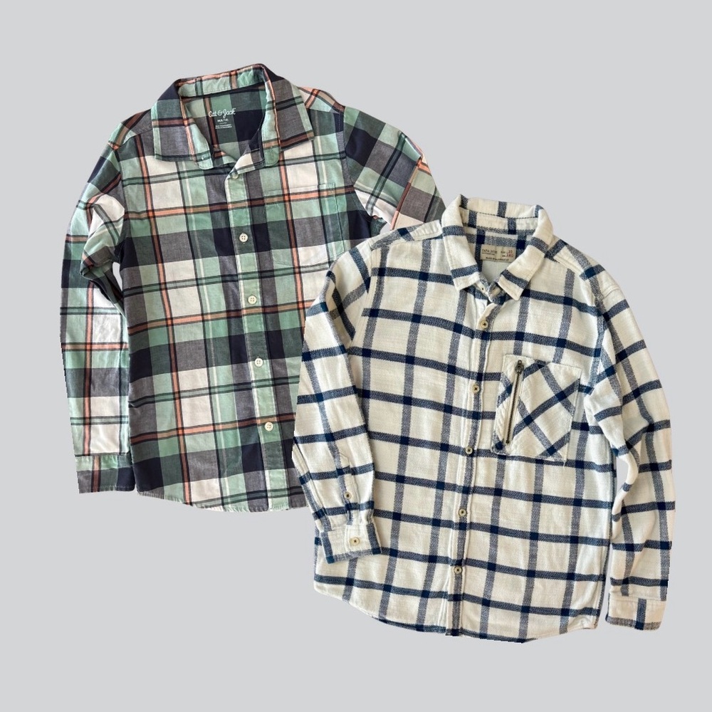 Button-Down LS Shirts (Set of 2)